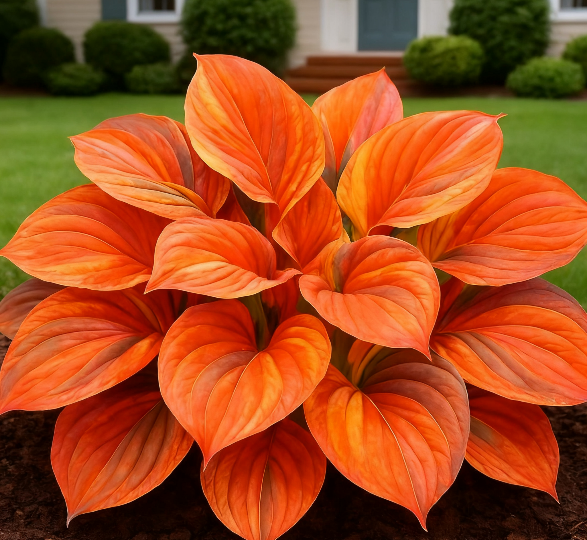 🔥Glow-in-the-Dark Garden Magic: Rare Dark Blue Flame Hostas Seeds