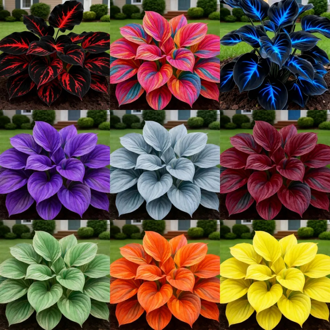 💥2025 Hot Sale ❤️Red Heart Hosta Seeds Perennial Shade Plant for Garden