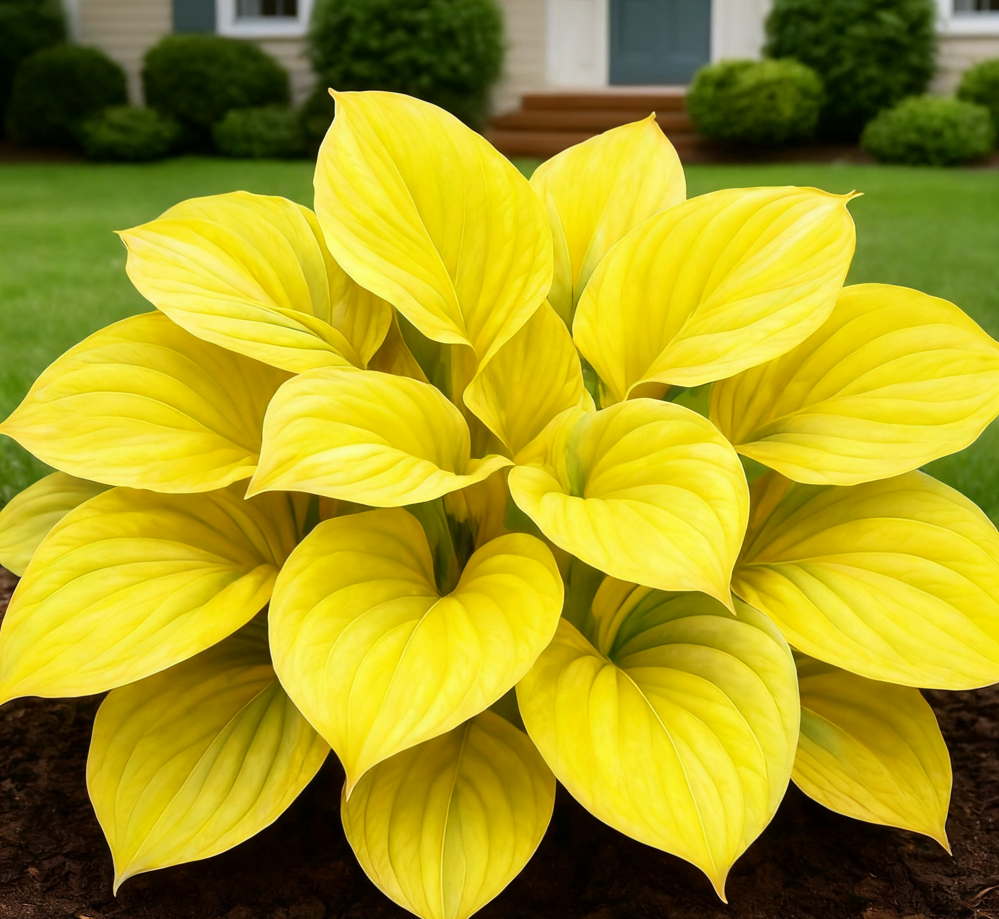 🌈Rare Multicolor Hosta Seeds – Unique Variegated Leaves for Eye🌸
