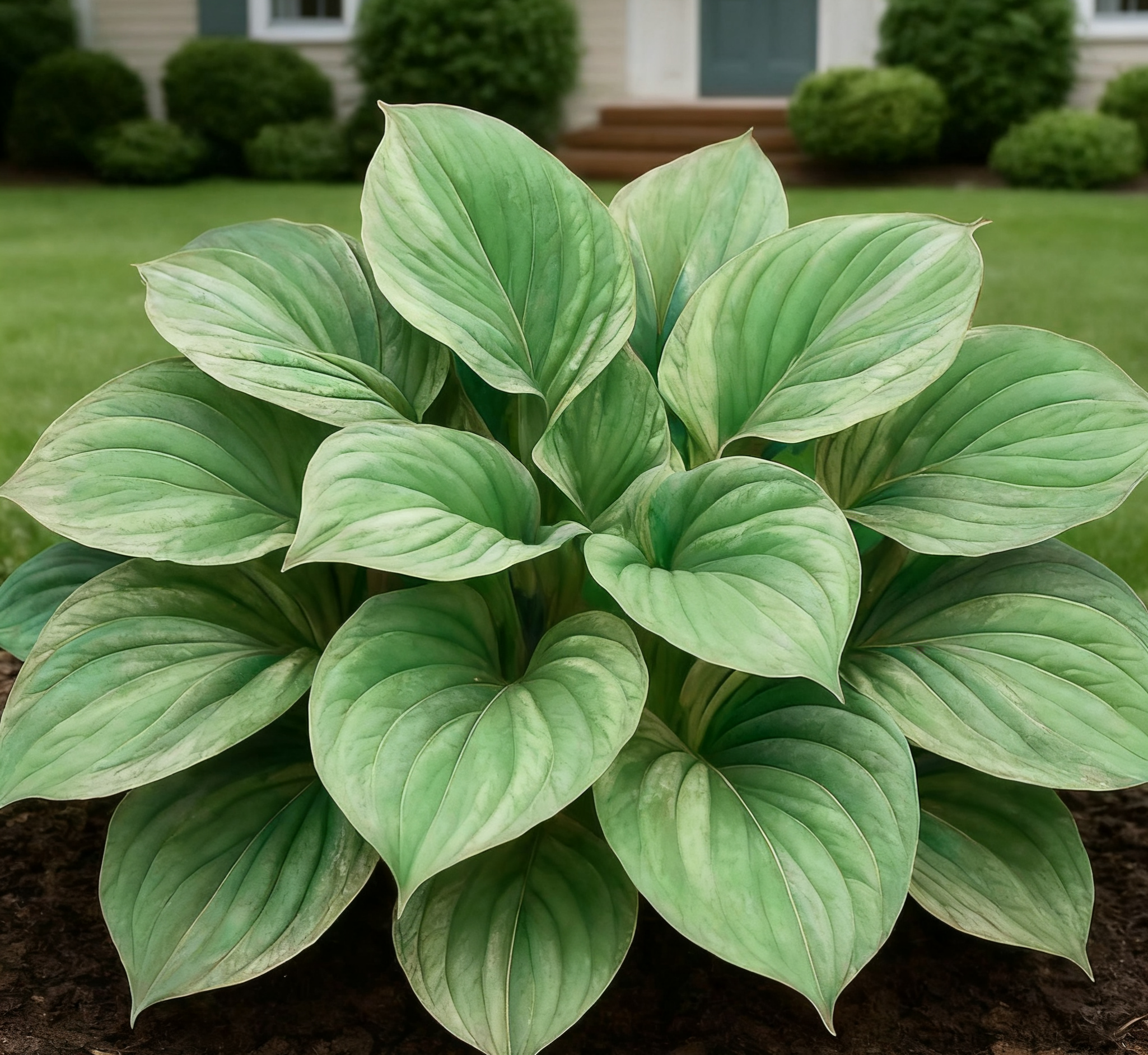 🌈Rare Multicolor Hosta Seeds – Unique Variegated Leaves for Eye🌸