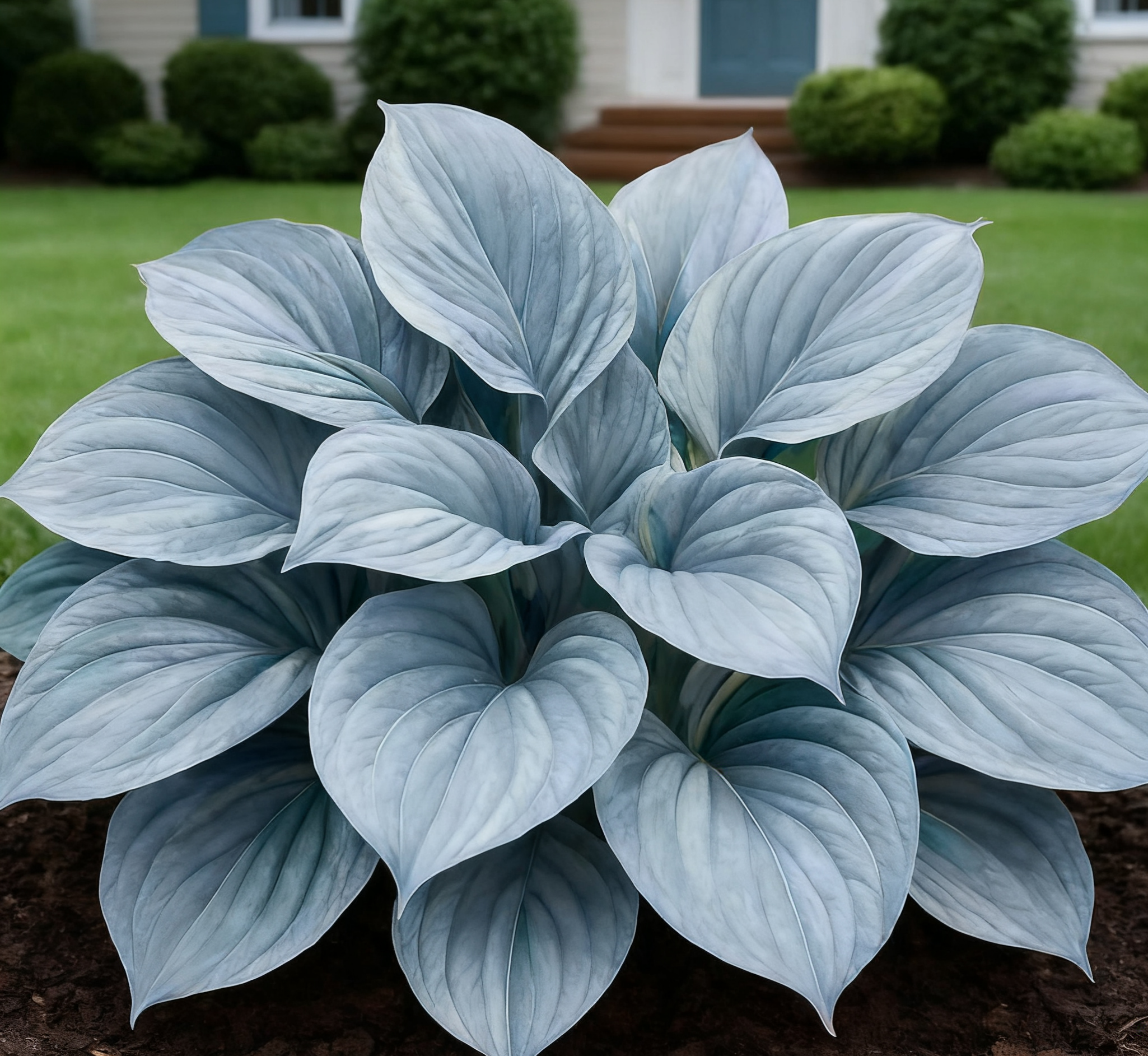 🔥Glow-in-the-Dark Garden Magic: Rare Dark Blue Flame Hostas Seeds