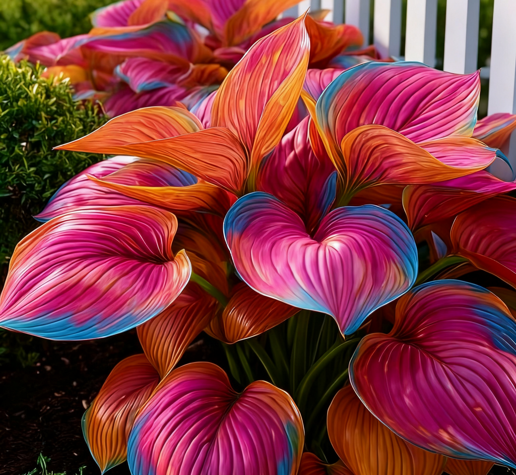 🔥Glow-in-the-Dark Garden Magic: Rare Dark Blue Flame Hostas Seeds