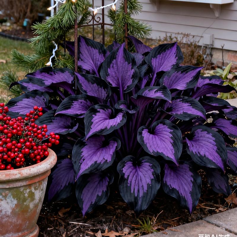 💥2025 Hot Sale ❤️Red Heart Hosta Seeds Perennial Shade Plant for Garden